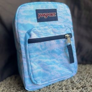 Jansport lunch pale! Blue sky and clouds